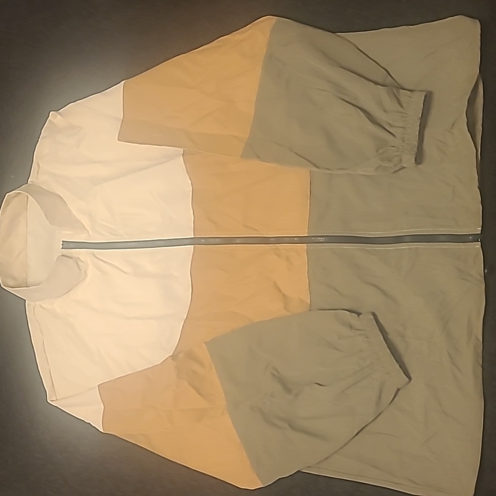 Plus Size Windbreaker Jacket